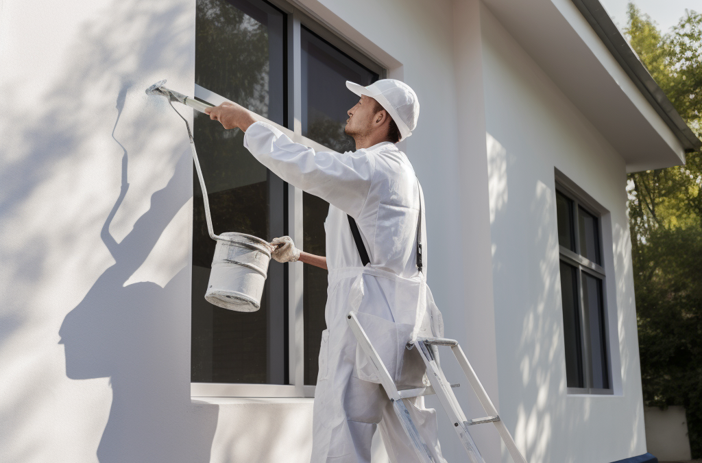 Painting a Semi-Detached House Exterior