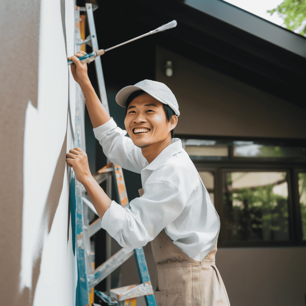 Painting a Semi-Detached House Exterior